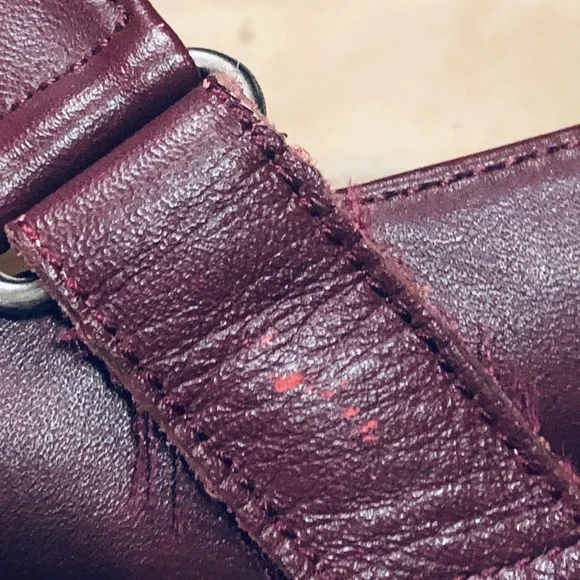 Alegria Women's Burgandy Mary Jane Shoes - Picture 9 of 9